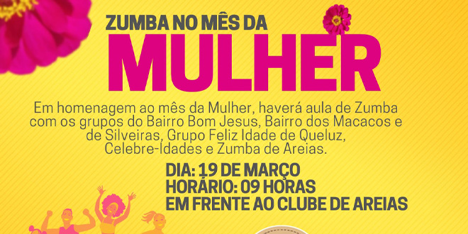 Ainda há vagas: venha participar das aulas de Zumba